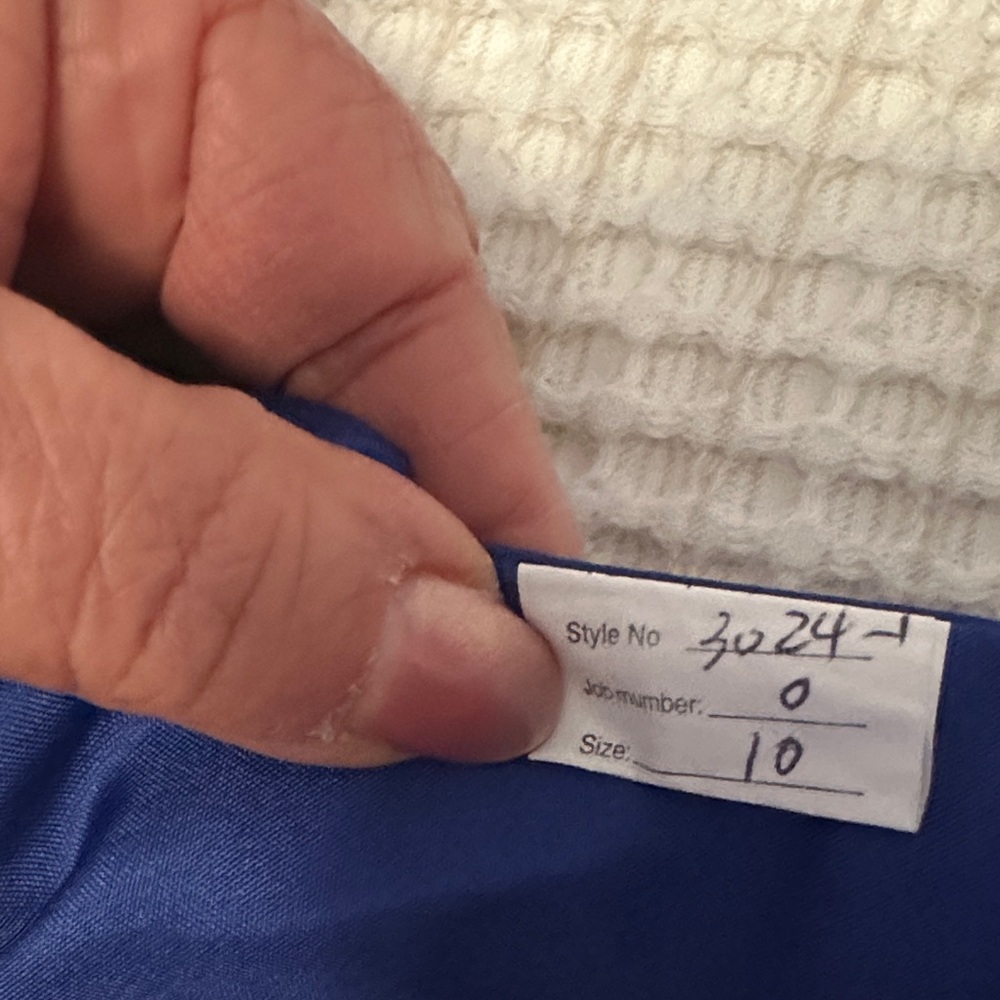 Blue Garment Size 10